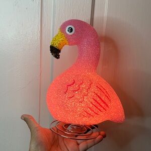 Pink flamingo light